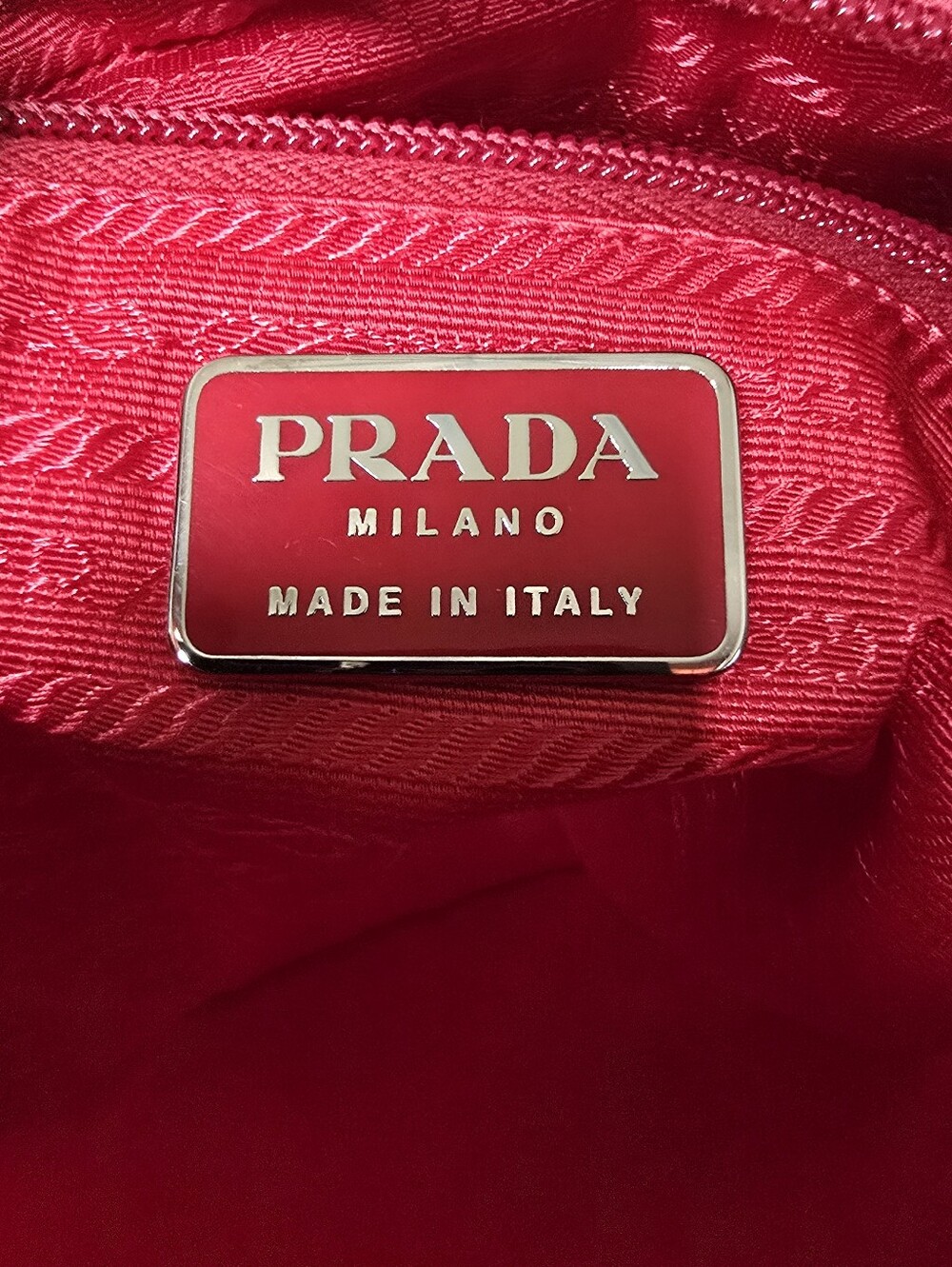 Prada Nylon Vela Flat Messenger Bag Shoulder Bag - Picture 10 of 14